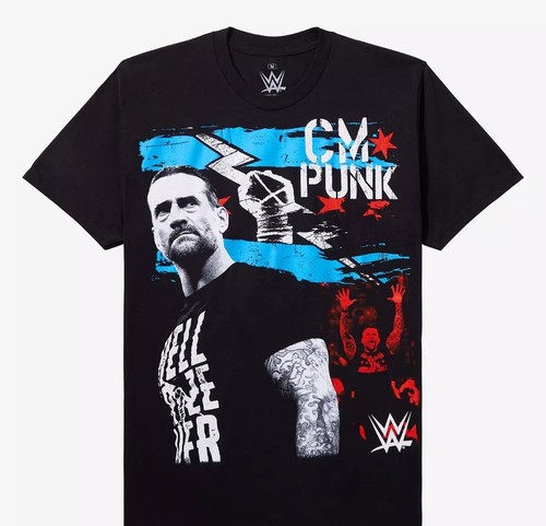 Shirt punk wwe hell froze - t-shirt,