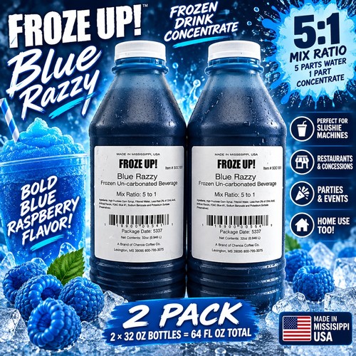 Blue raspberry slushie syrup - raspberry,