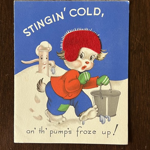 Antique stingin cold - “stingin’,