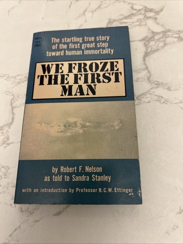 Froze the first man by - we,